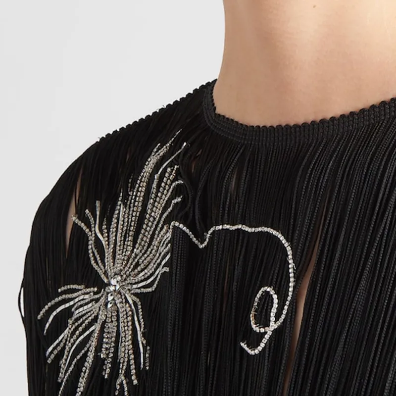 PRADA SS24 Sleeveless Dress Women's Black-1