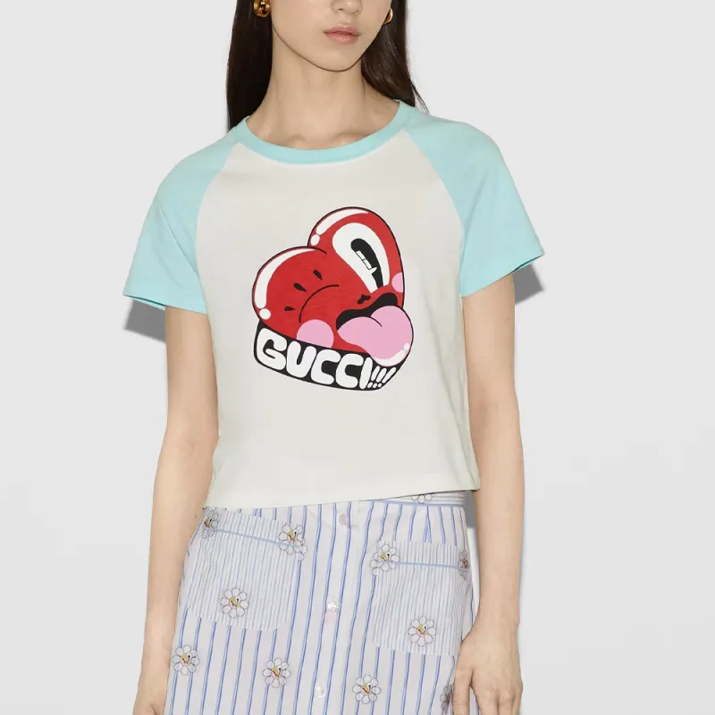GUCCI SS24 T Shirt Women's Ecru-1