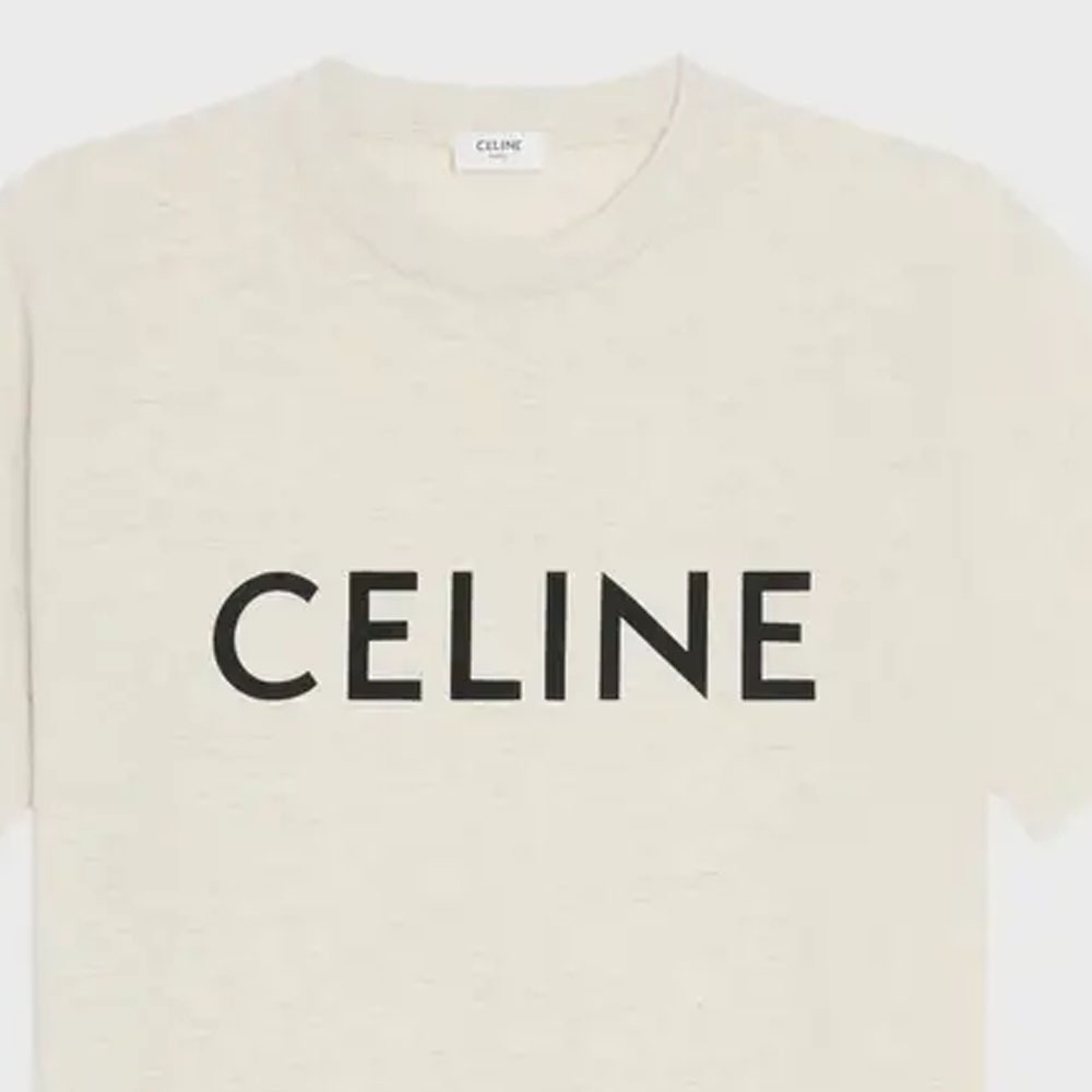 CELINE Loose T shirt in Cotton Jersey - POIZON