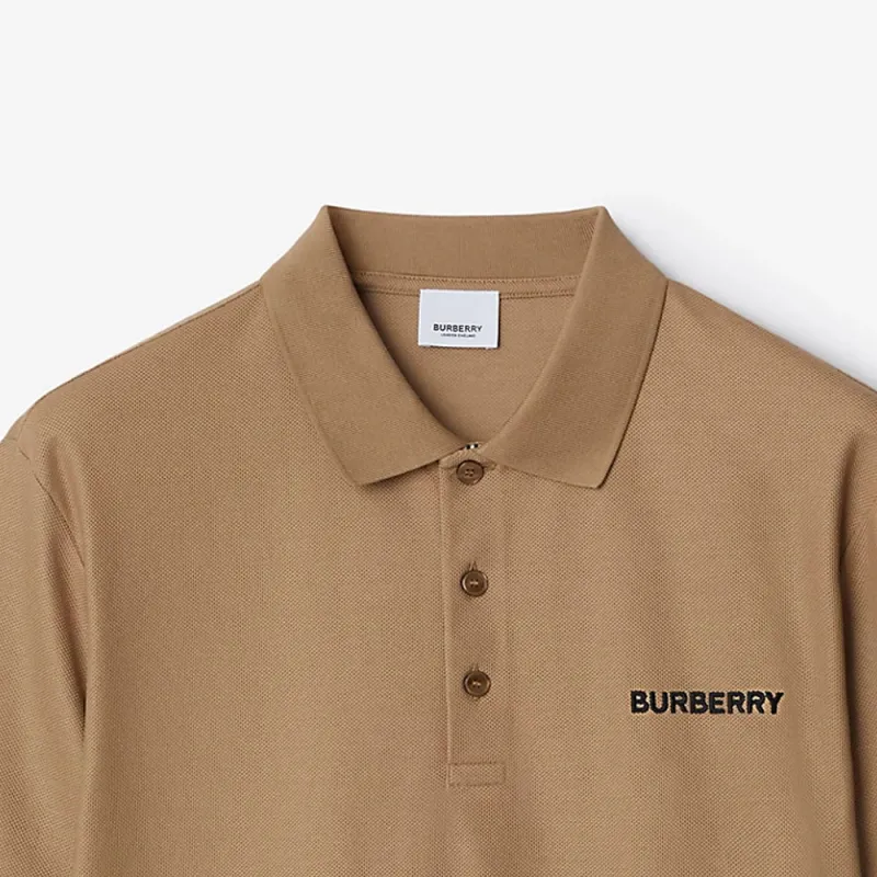 Burberry SS24 Polo Shirt Men's Camel-4
