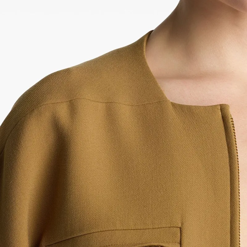 St. John Stretch-crepe Single-breasted Coat-4