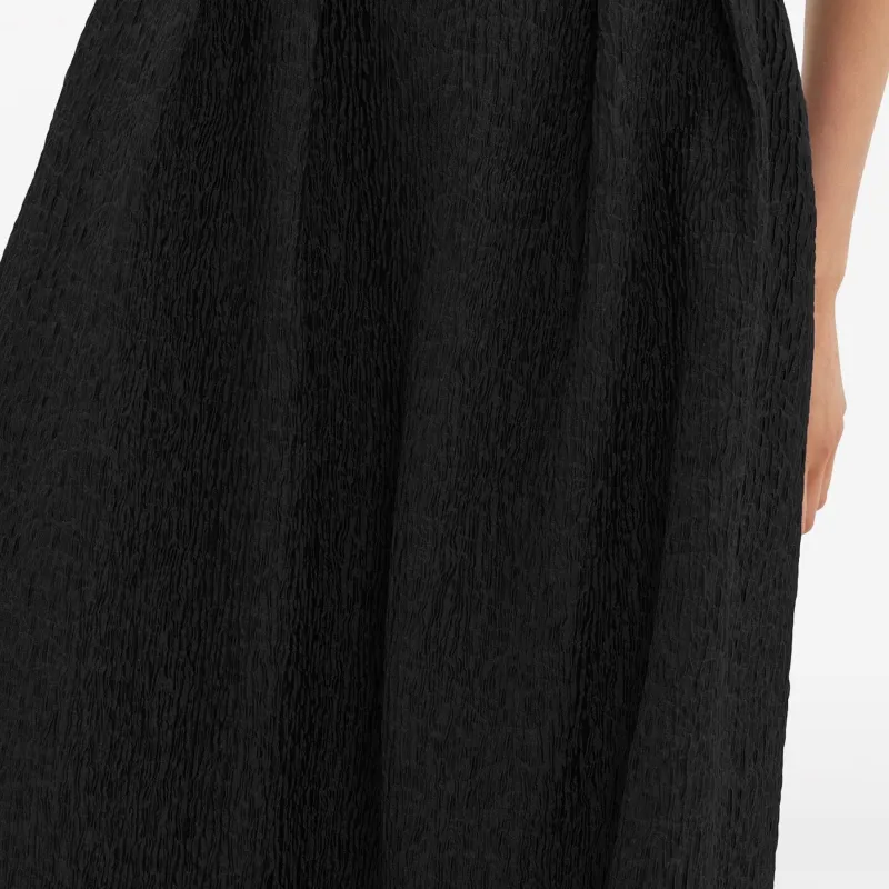 Rebecca Vallance Helene Textured Off shoulder Midi Dress-5