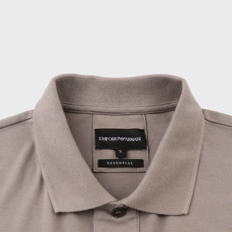 EMPORIO ARMANI SS24 Polo Shirt Men's Light Coffee-5