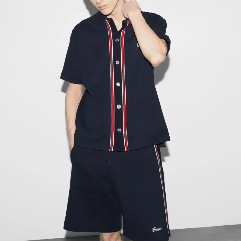 GUCCI Cotton Basketball Shorts-3