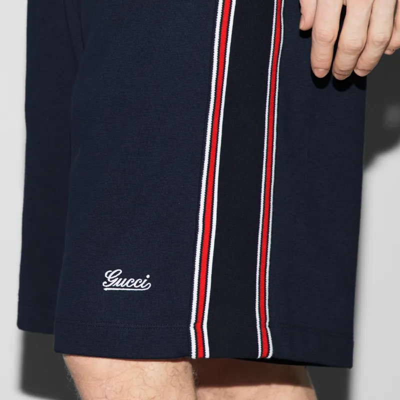 GUCCI Cotton Basketball Shorts-4