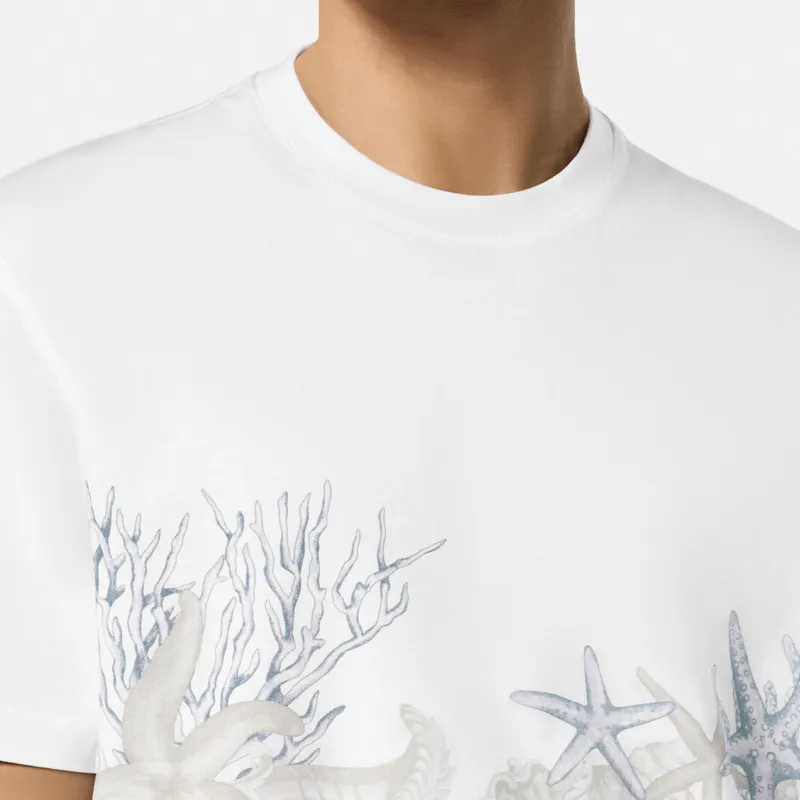 VERSACE Barocco Sea Cotton T-shirt-4