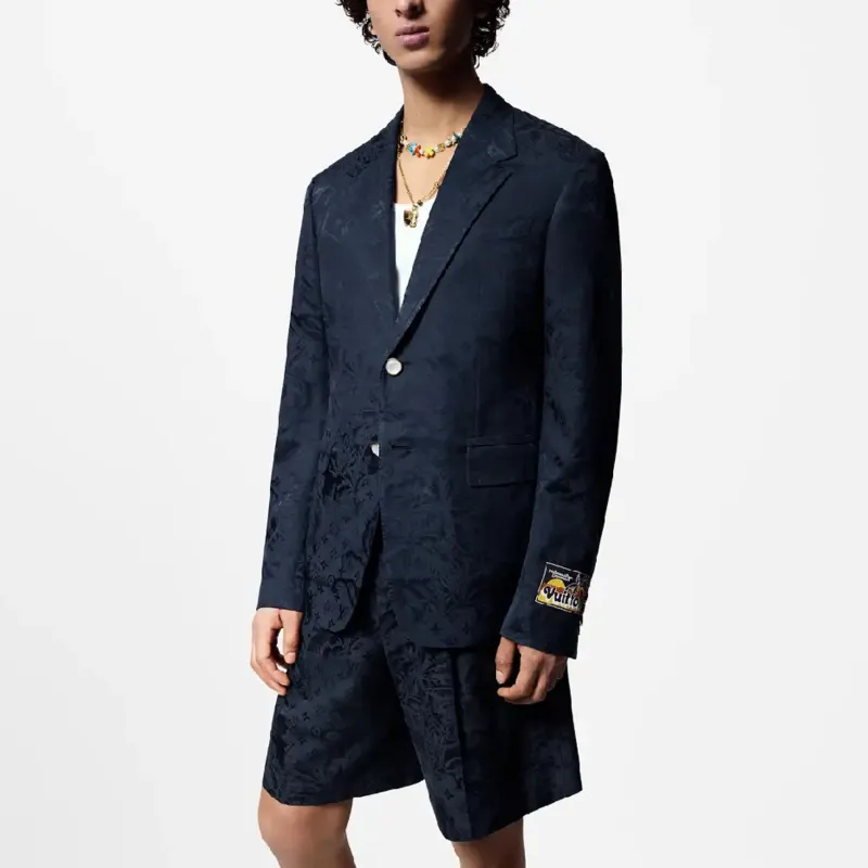 LOUIS VUITTON FW24 Business Suits Coats Men's Navy-5
