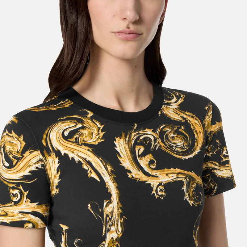 VERSACE JEANS COUTURE Baroque print T shirt Dress-4