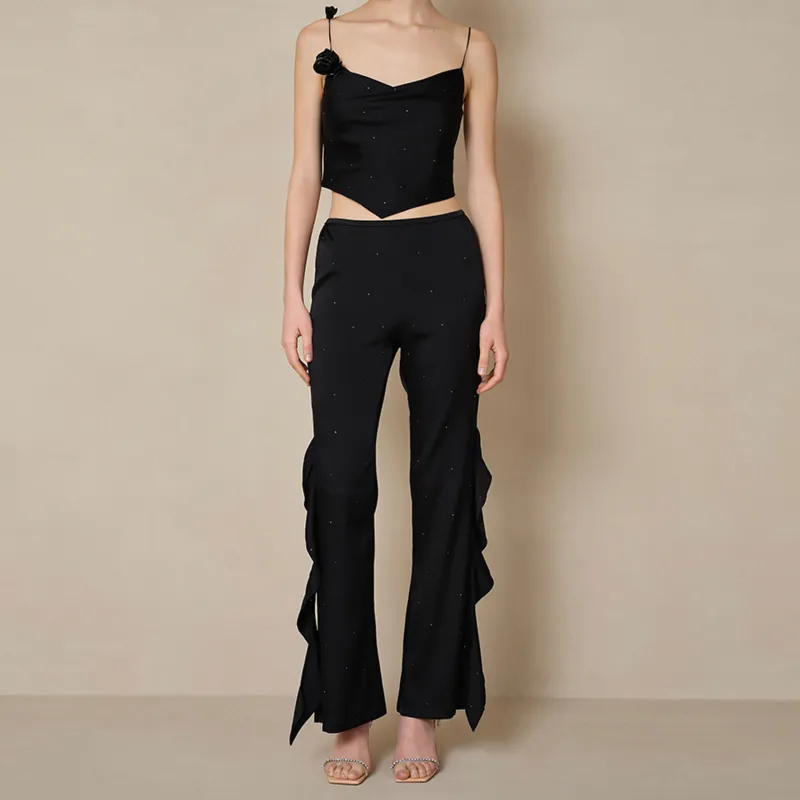 SILKY MIRACLE SS24 Pajama Pants Women's Black-2