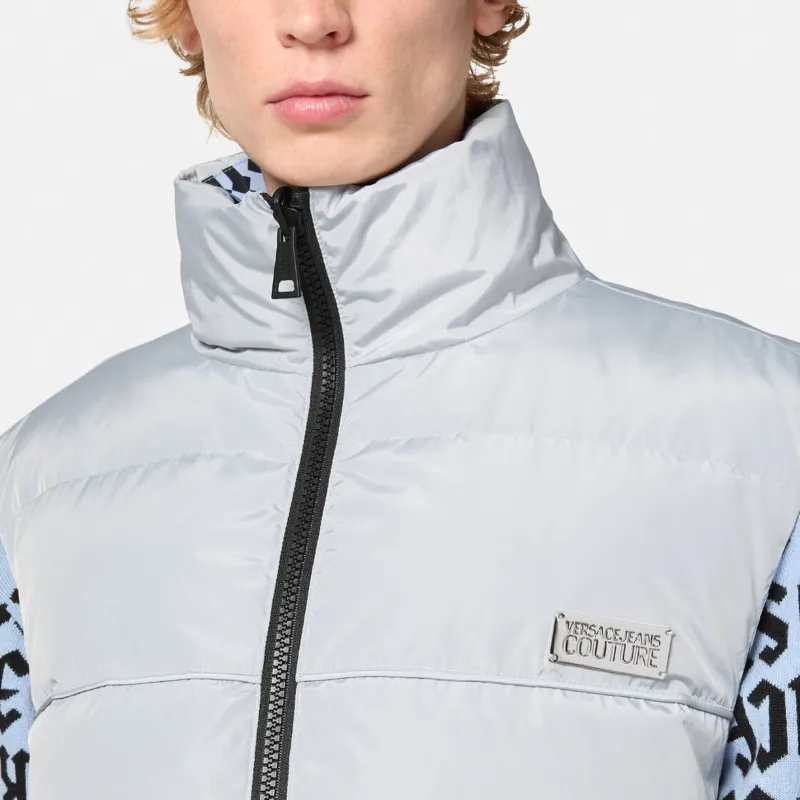 VERSACE JEANS COUTURE SS24 Down Jacket Men's Blue-5