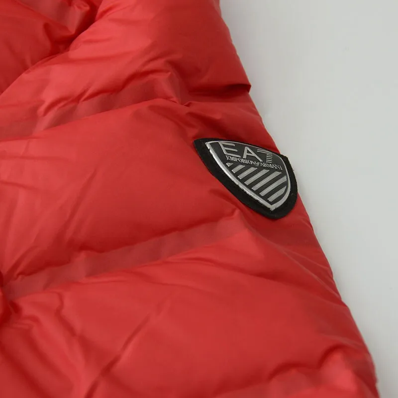 EMPORIO ARMANI EA7 SS24 Down Jacket Men's Red-2