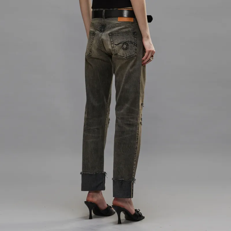 R13 Romeo Cuffed Jeans-3