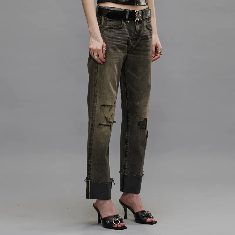 R13 Romeo Cuffed Jeans-4