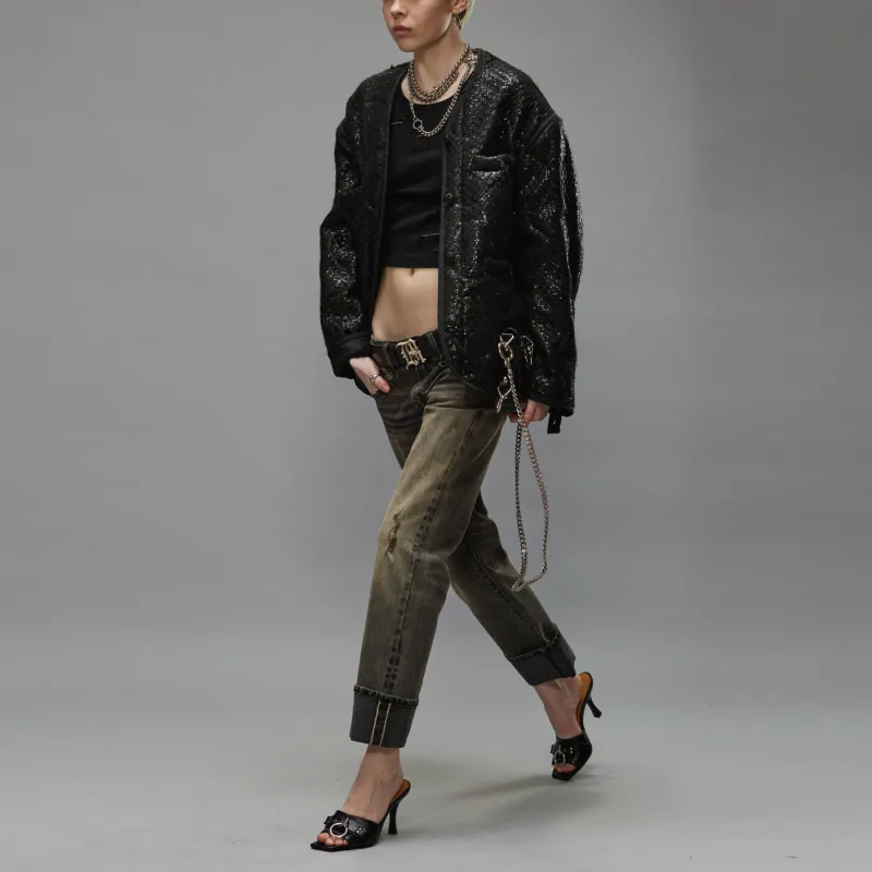 R13 Romeo Cuffed Jeans-5
