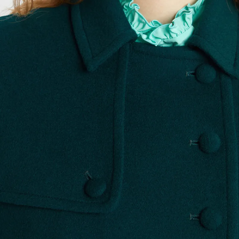 CARVEN Coats Women's Dark Green-6