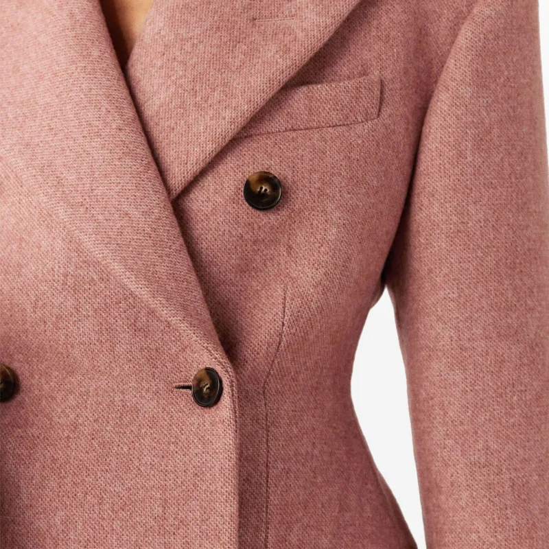 Stella McCartney Double breasted Moulded Blazer-4