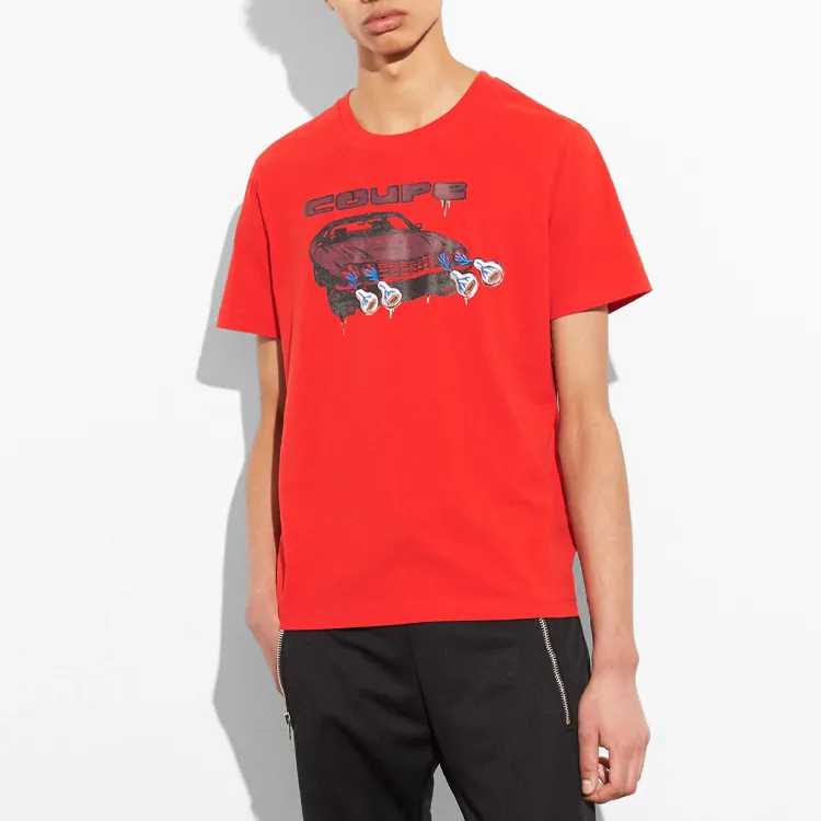 COACH T-Shirts Men Orange-1