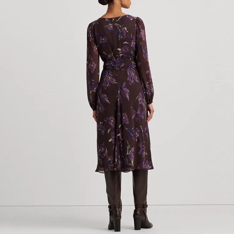 Polo Ralph Lauren Long Sleeved Dress Women's Multicolor-3