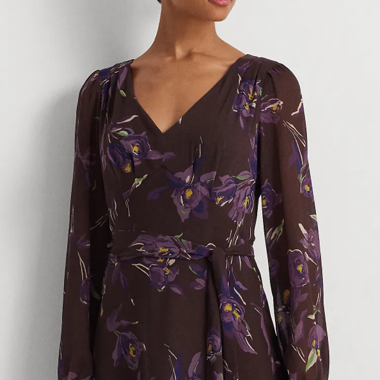 Polo Ralph Lauren Long Sleeved Dress Women's Multicolor-2