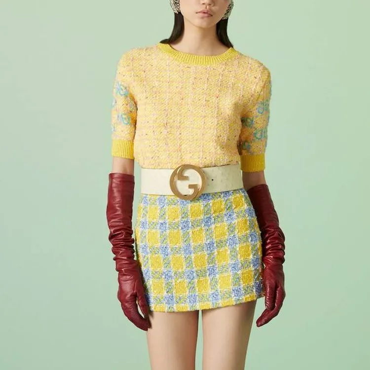 GUCCI FW23 Knitwear Women's Yellow-2