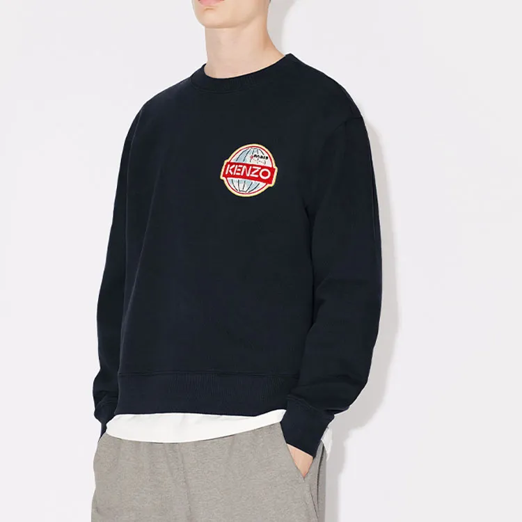 KENZO Travel Logo Patch Crewneck Sweatshirt-4