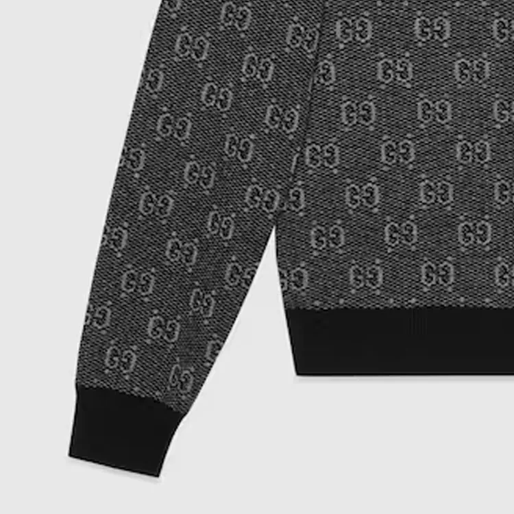 GUCCI Monogram Jacquard Knit Jumper-3