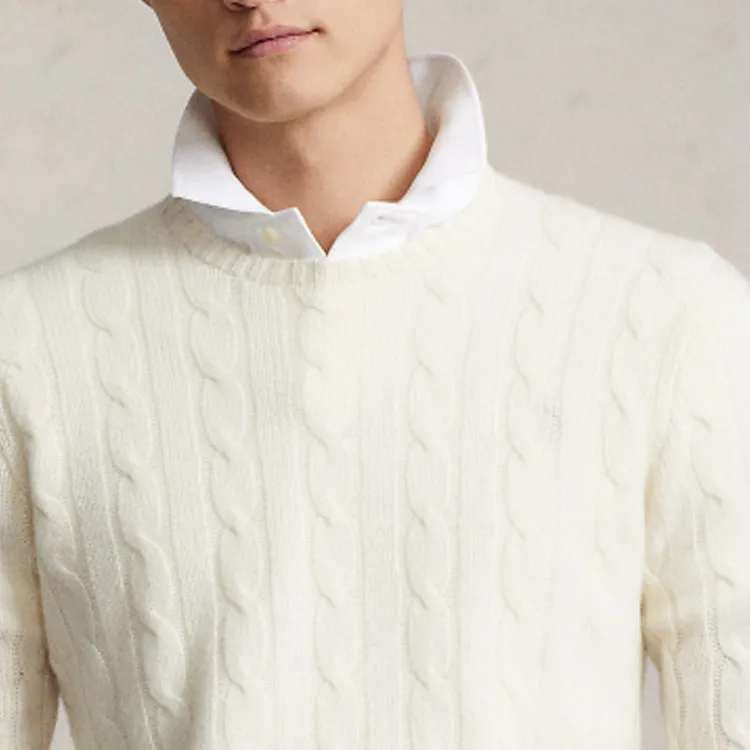 Polo Ralph Lauren Cable knit Crew neck Sweater-3