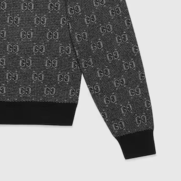 GUCCI Monogram Jacquard Knit Jumper-1