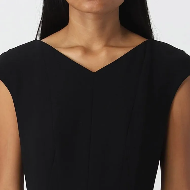 MaxMara Studio FW2 Sleeveless Dress Women's Black-5