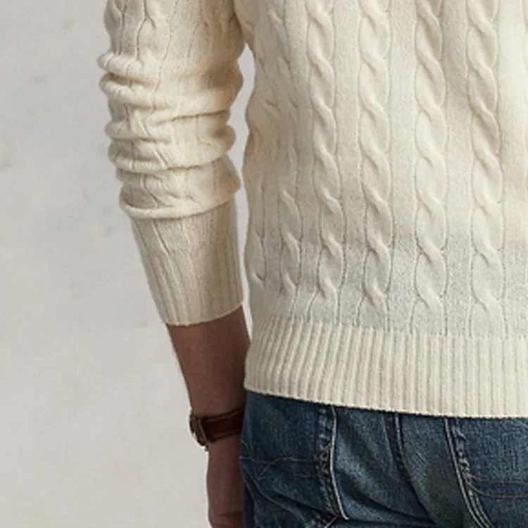 Polo Ralph Lauren Cashmere Sweaters Men White-4