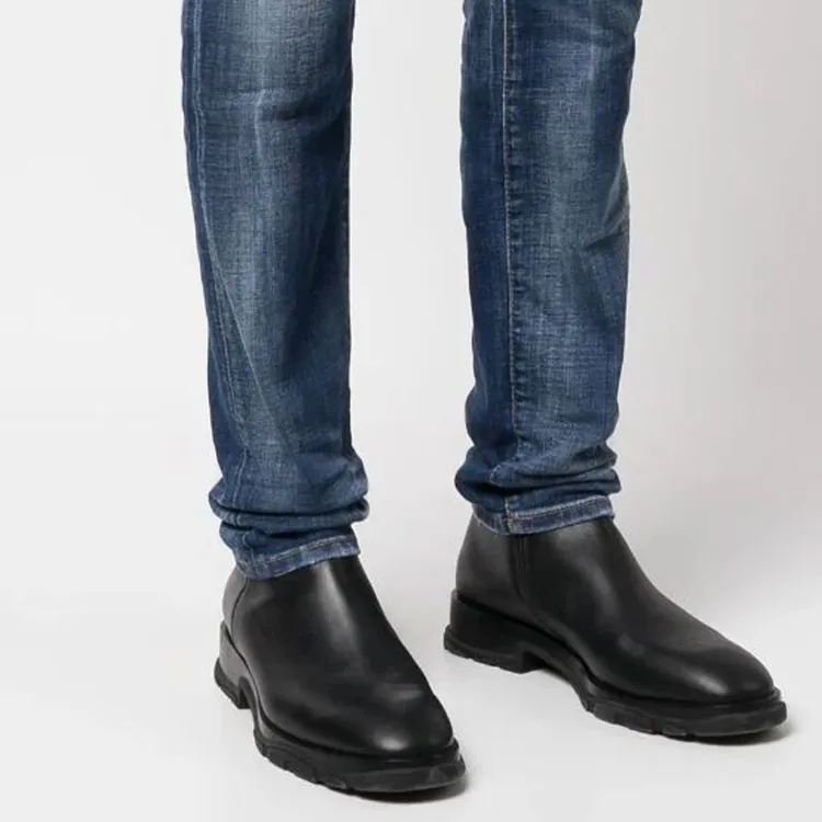 DSQUARED 2 Logo Patch Distressed Slim Fit Jeans-7