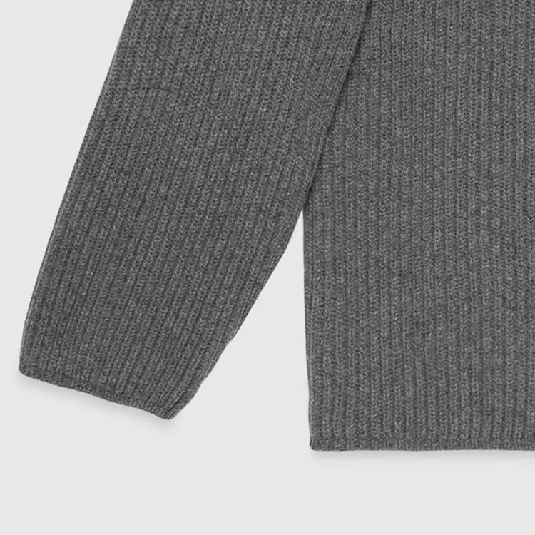 GUCCI Web Striped Drawstring Knit Hoodie-5