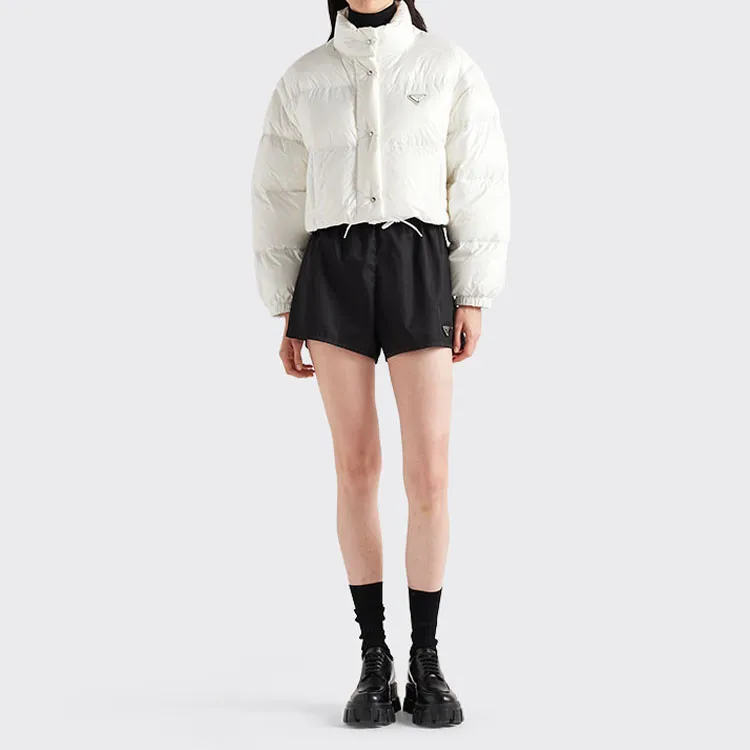 PRADA Re Nylon Convertible Down Jacket-2