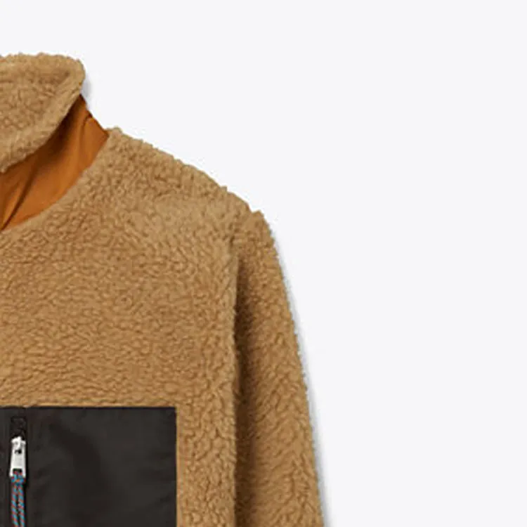 TORY BURCH Fleece Zipped Jacket-1
