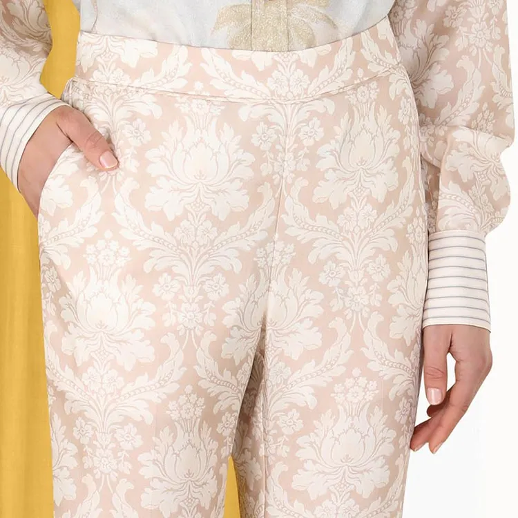Zimmermann Sensory Kick Flare Silk Trousers-4