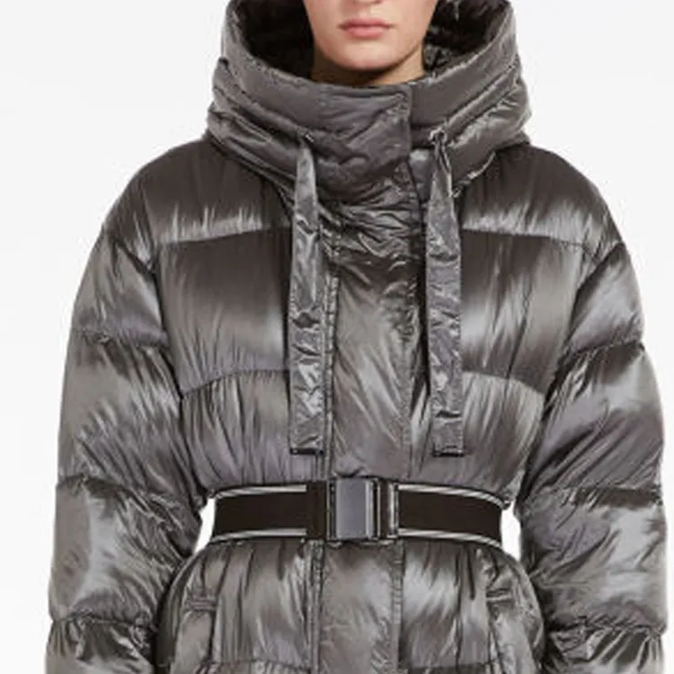 MaxMara Puffer Jackets Women's Medium Gray-4