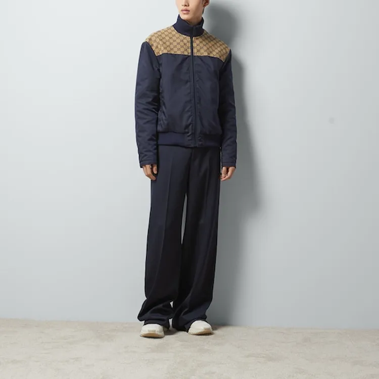 GUCCI Gg Canvas Zip up Jacket-1