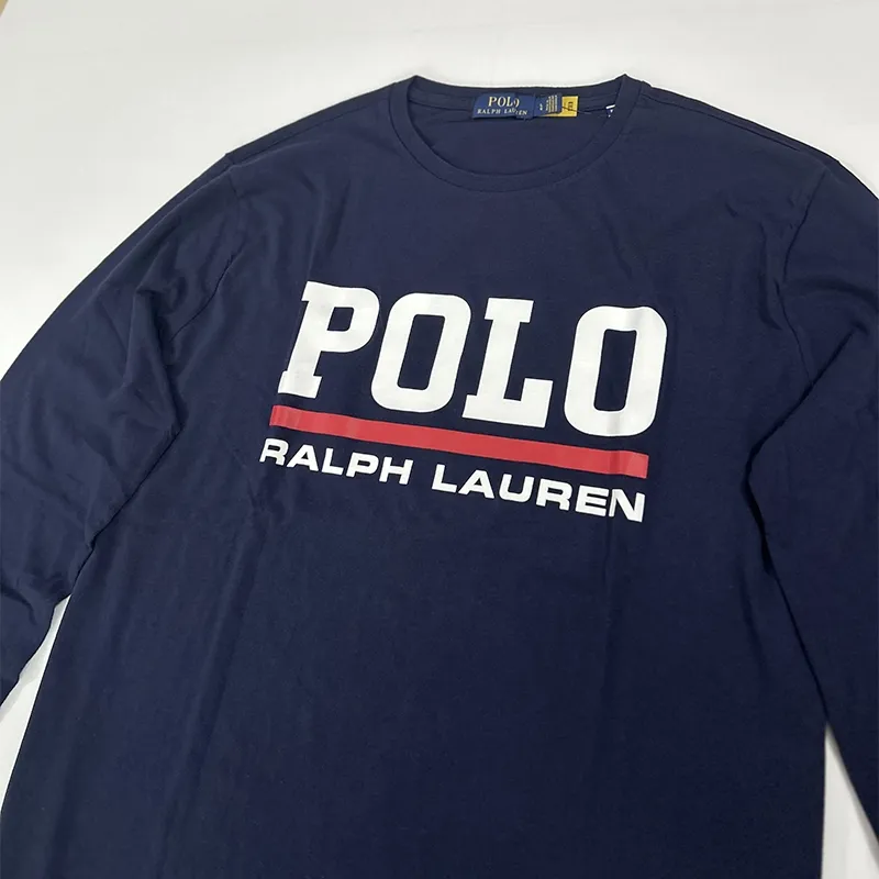 Polo Ralph Lauren T Shirts Men Navy Blue-5