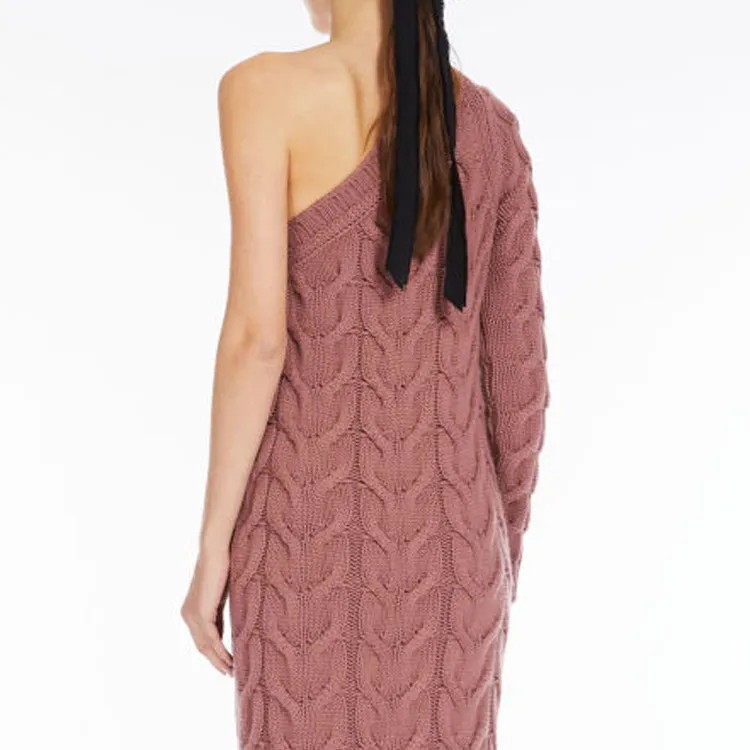 MaxMara Long-Sleeved Dresses Women's Pink-4