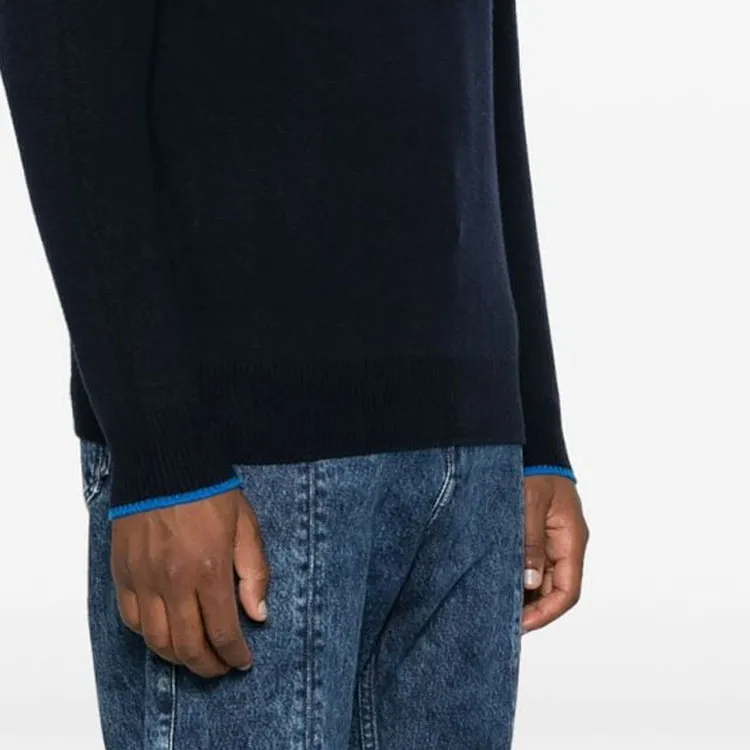 MC2 Saint Barth Gin Tonic-Embroidered Crewneck Long-Sleeved Jumper-4