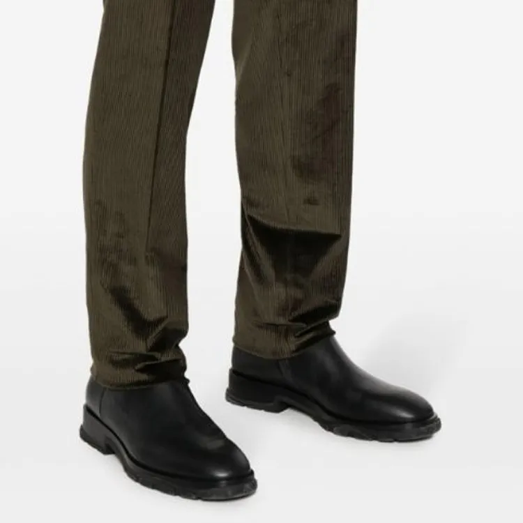 Canali Corduroy Straight leg Jeans-4