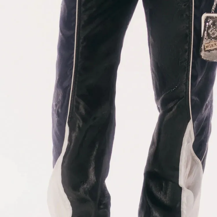 CHANEL Casual Pants Women's Black-3