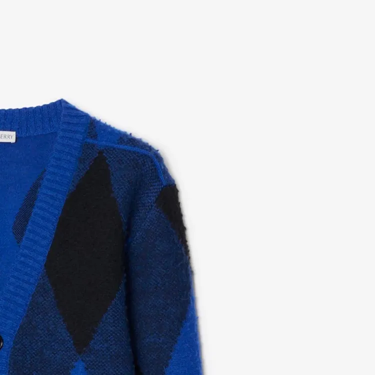 Burberry Argyle Check Cardigan-5