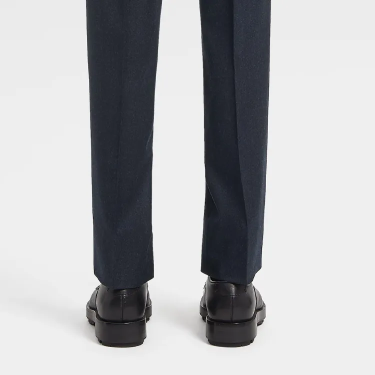 Ermenegildo Zegna Tapered Leg Tailored Trousers-4