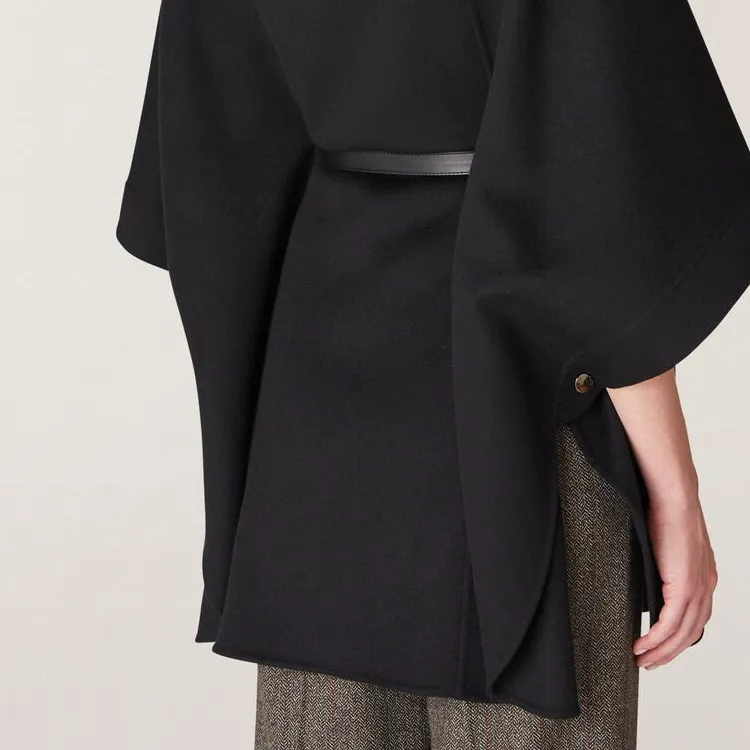 Loro Piana Salzburg Belted Cape-6