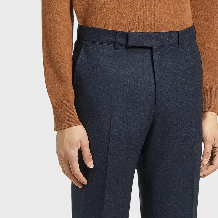 Ermenegildo Zegna Tapered Leg Tailored Trousers-5