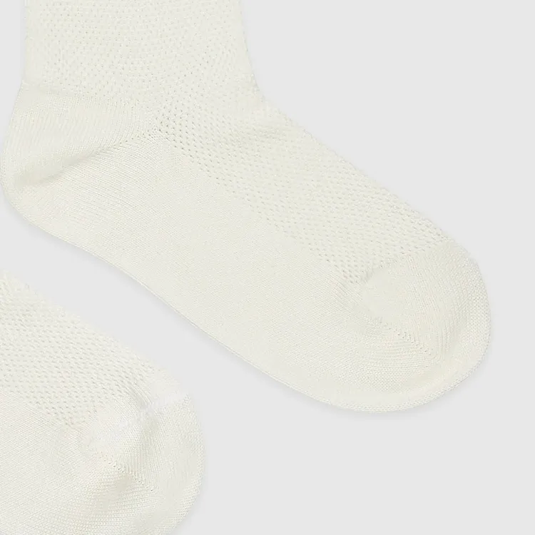 GUCCI Mid Calf Socks Unisex 1 Pack White-5