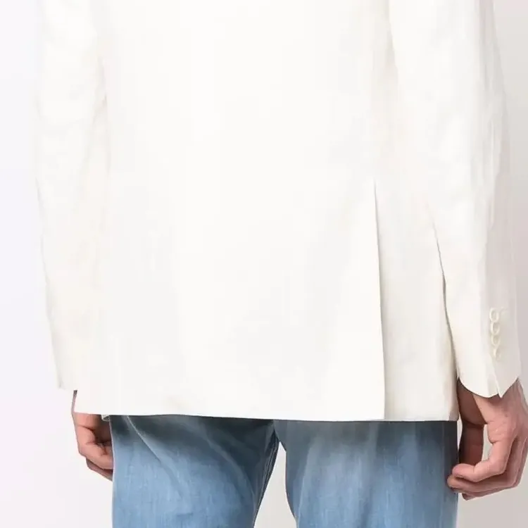Canali Single breasted Linen silk Blazer-4