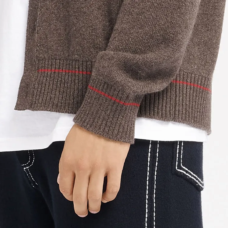 Barrie 3D knit Cashmere Cardigan-5