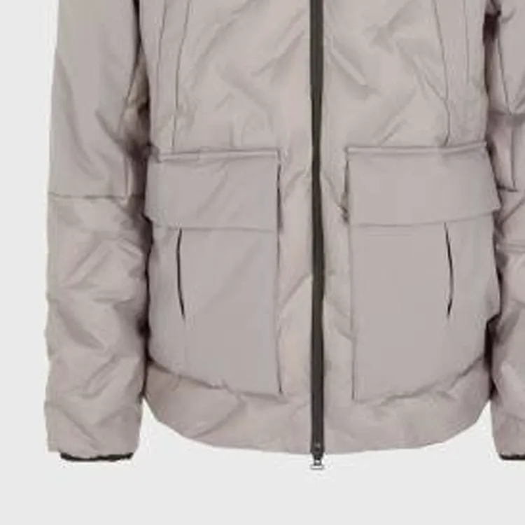 EMPORIO ARMANI EA7 FW23 Puffer Jacket Men's Gray-2